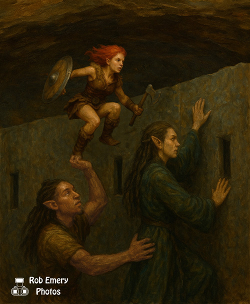 Encountered an obsctacle in the mine